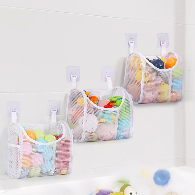 Bath Toy Storage, Detachable 6 Compartments Bath Toy Holder, Large Capacity