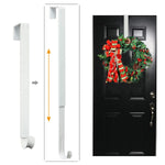 Wreath Hanger, Adjustable Over The Door Wreath Hanger & Wreath Holder & Wreath