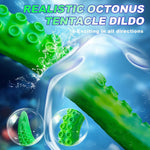 Long Dildo Tentacle Dildo,18 Inch Dildos Monster Thick Silicone Anal Plug With Suction Cup, Fantasy Large Butt Plug For Prostate Massager & Trainer & G Spot, Buttplug Sex Toy For Women Men