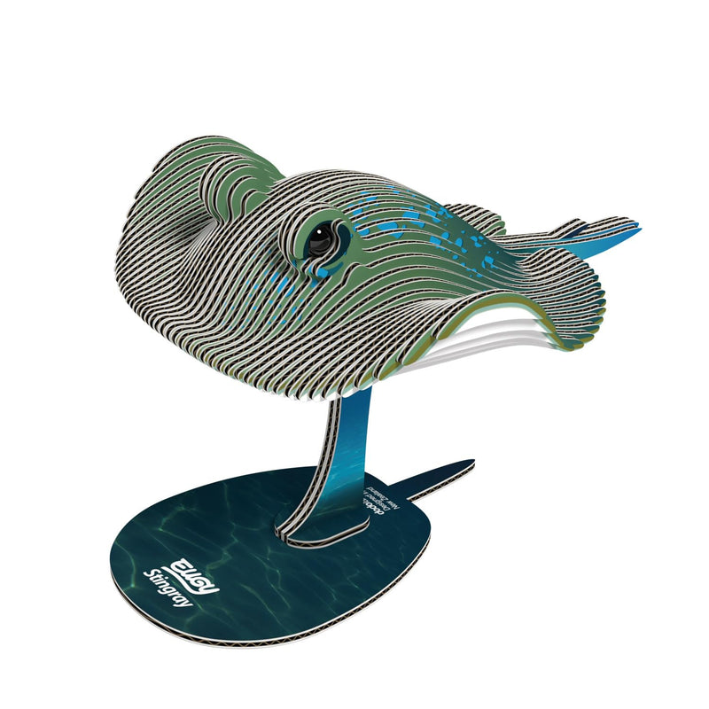 Stingray 3D Puzzle 50 Piece Eco Friendly Educational Toy Puzzle For Boys, G