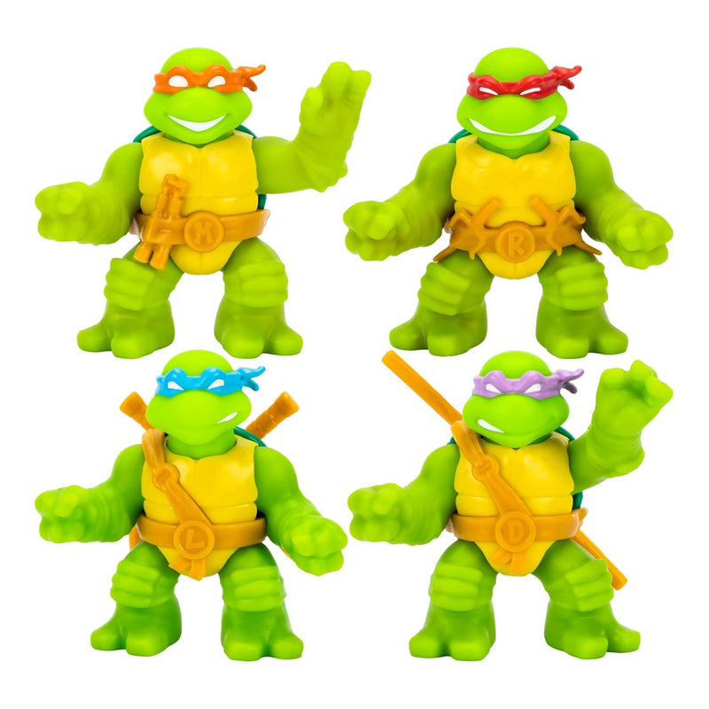 Heroes of Goo Jit Zu Teenage Mutant Ninja Turtles | 4 Pack | Super Oozy Toy