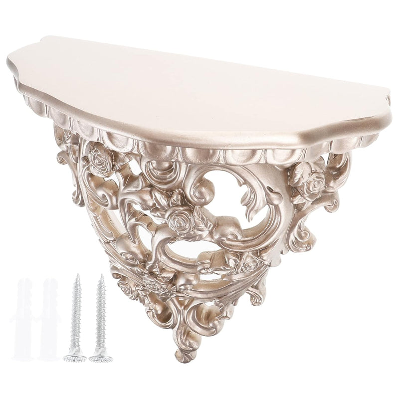 1Pc Resin Floating Wall Shelf Wall Mounted Decorative Display Wall Organizer R