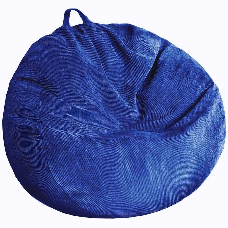 3 Ft Bean Bag Chair Cover (No Filler) Stuffed Animal Storage Bean Bag Cover Pe