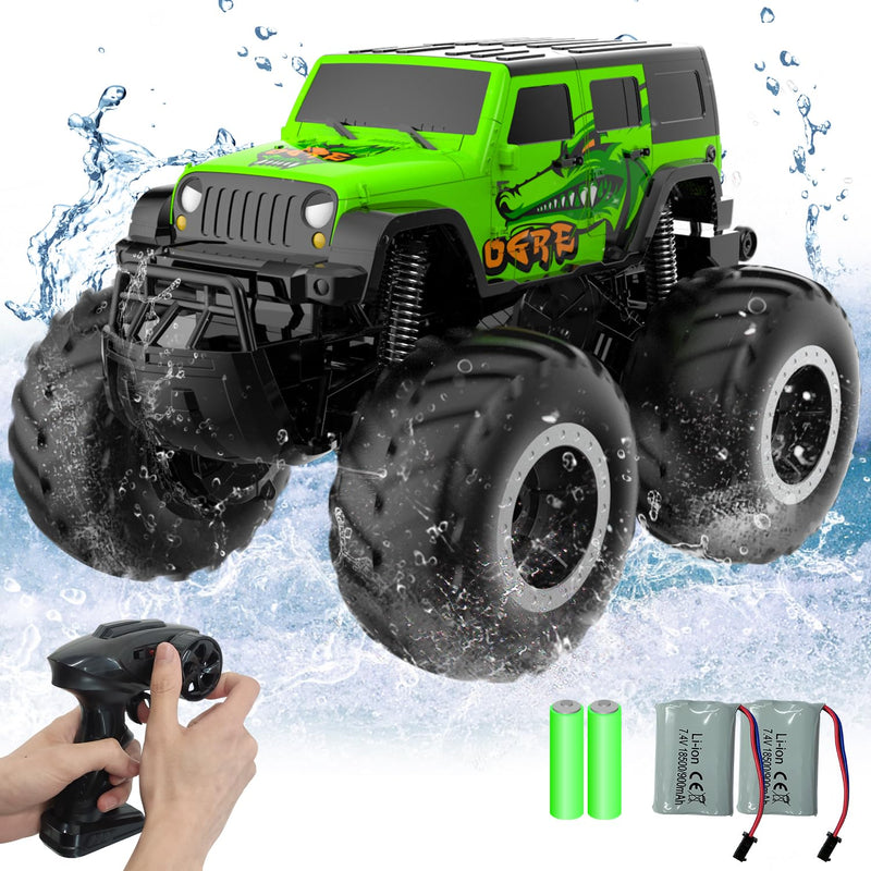 Amphibious Remote Control Car Toys For Boys 2.4Ghz 1:16 All Terrain Off Road R
