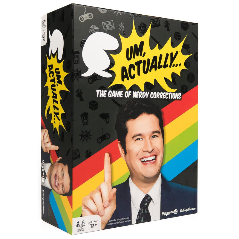 Um, Actually Deluxe Edition Board Game The Nerdy Trivia Game Based On The D