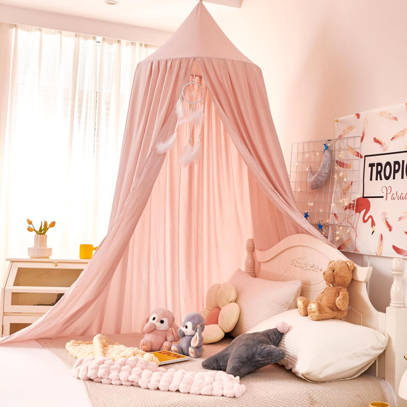 Princess Decor Canopy For Kids Bed, Soft And Durable Bed Canopy For Girls Room