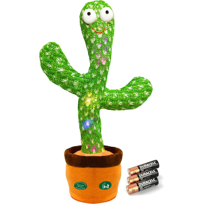 Dancing Talking Cactus Toy, Cactus Baby Toy Singing Mimicking Repeating Record