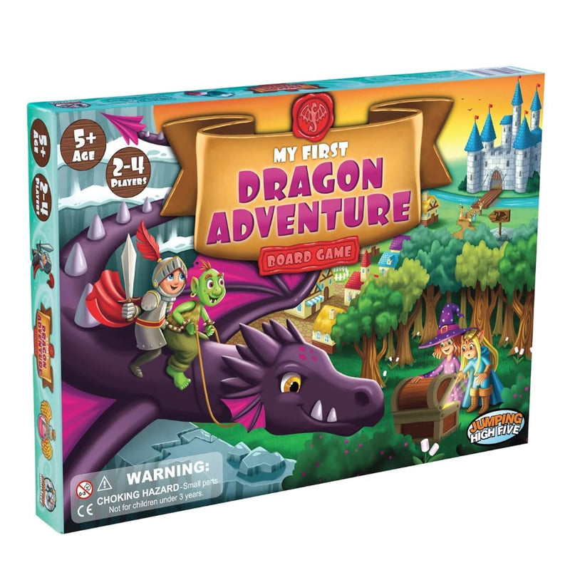 My First Dragon Adventure Board Game! Save The Kingdom Beginner Fantasy Adv