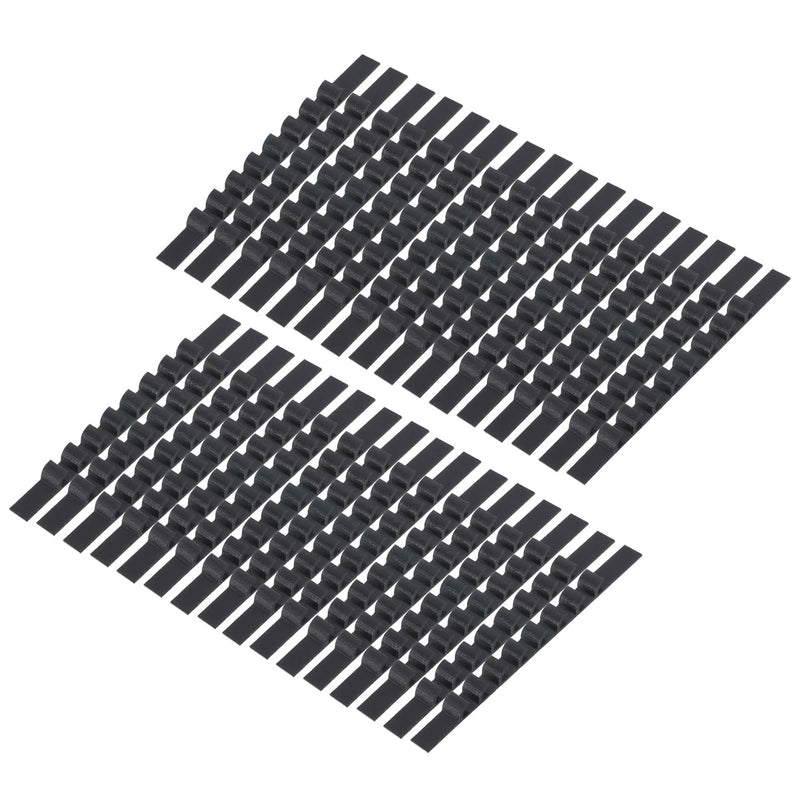 200Pcs Non-Slip Hanger Grips Silicone Adhesive Clothes Hanger Strips For Wood Pl