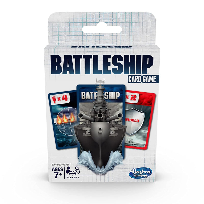 Battleship Card Game For Kids Ages 7 And Up, 2 Players Strategy Game Brown/