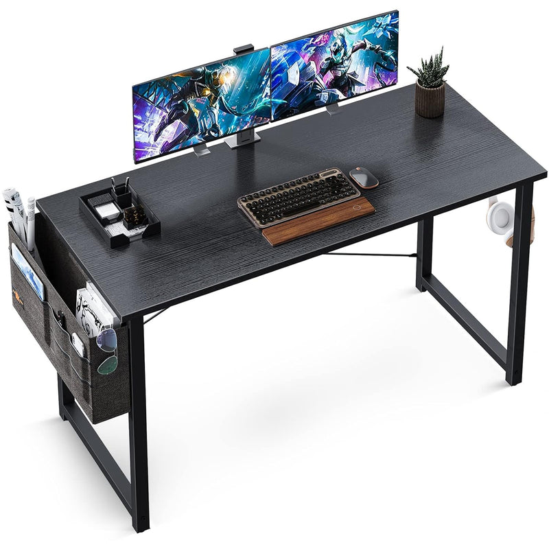 Computer Writing Desk 39 Inch, Sturdy Home Office Table, Work Desk With A Stor