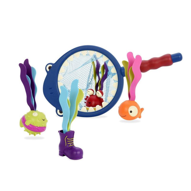 Shark Scoop A Diving Pool Toys Sports & Outdoor Toys 1 Shark Net & 4 Water