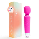 Vibrator Wand Sex Toys [ Clit Stimulator ] Vibrators For Woman Adult Toy | Gifts For Women | 20 Patterns & 8 Speeds Of Pleasure | Quiet & Small -Standard - Hot Pink