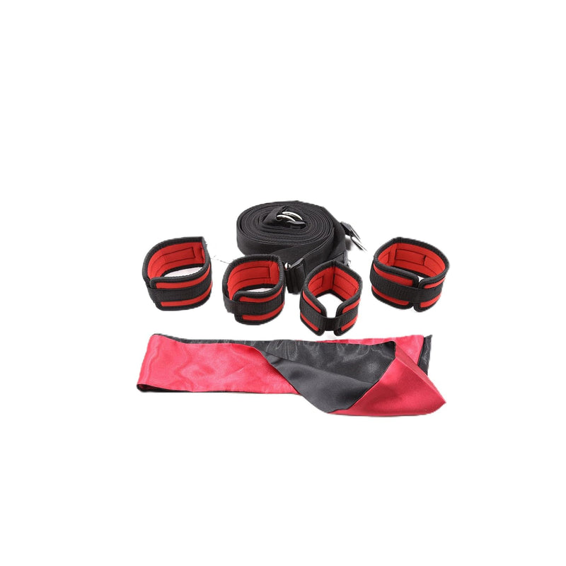 Bed Restraints Sex Bondage Couples Kit + Blindfold| Bdsm Ankle Straps