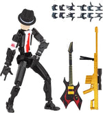 5.4-Inch 3D-Printed Poseable Robot Figure with Accessories