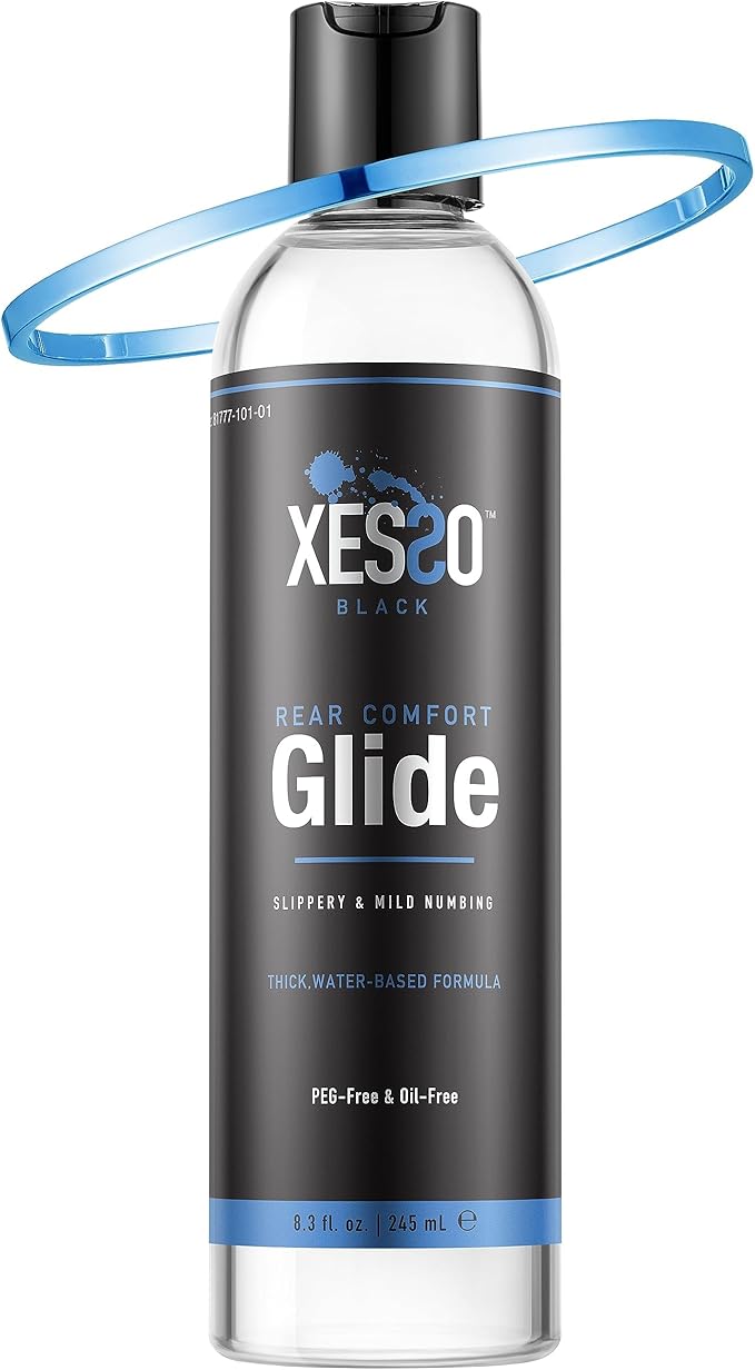 Water-Based Anal Comfort Lube 8.3oz – Gentle Numbing Gel for Men, Women & Couples