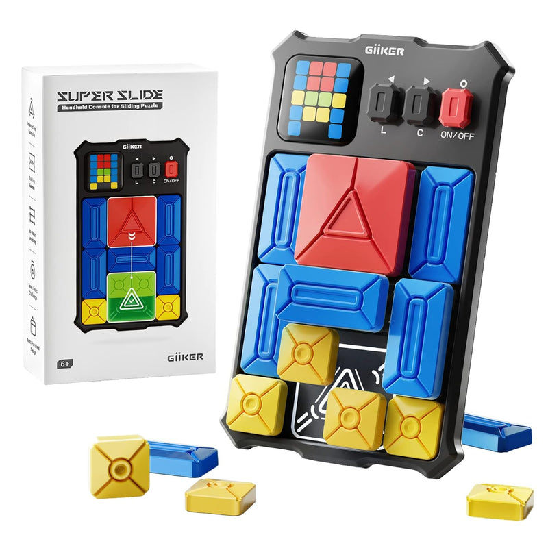 Super Slide Puzzle Games, Original 500+ Challenges Brain Teaser Puzzle, Toy