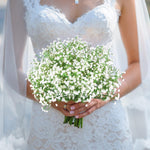 Babys Breath Artificial Flowers,12 Pcs Gypsophila Real Touch Flowers for Wedding Party Home Garden Decoration