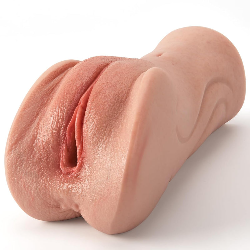 Platinum Silicone Pocket Pussy Male Masturbator - 4D Pleasure Channel For Intense Stimulation & Ultra-Realistic Sensations, With True-To-Skin Texture & Ultra-Realistic Feel, Adult Sex Toy