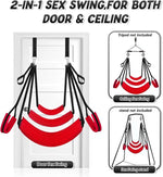 Adjustable Couples Suspension Swing with Wide Padded Seat