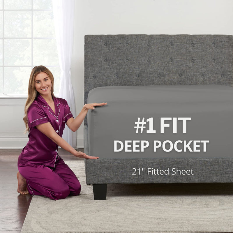 Queen Fitted Sheet Only Deep Pocket – Extra Deep Pocket Queen Fitted Sheet Dee