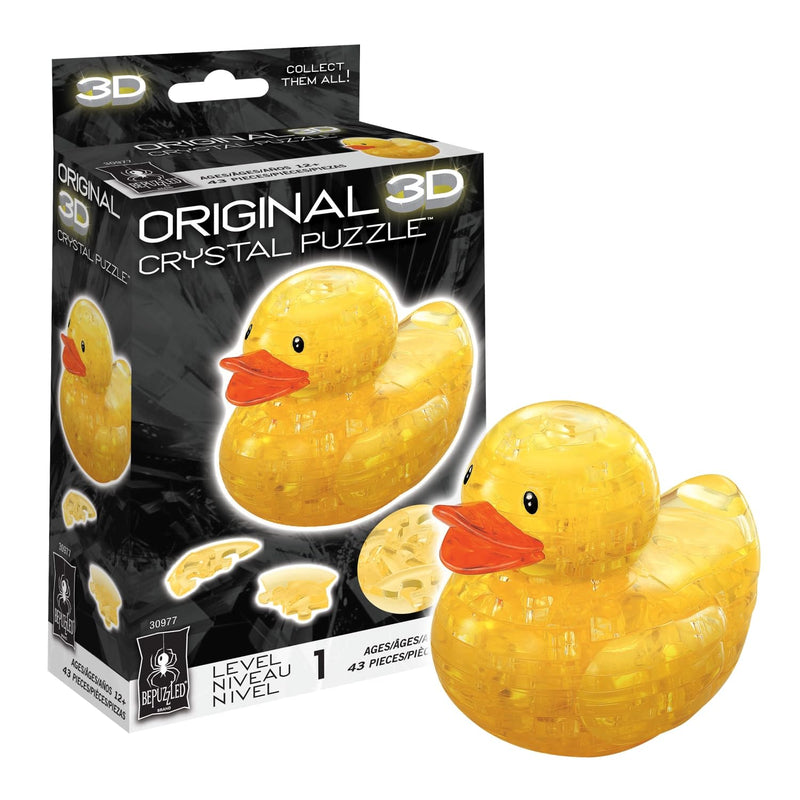 Duck, Original 3D Crystal Puzzle, Engaging And Entertaining Unique Puzzle,