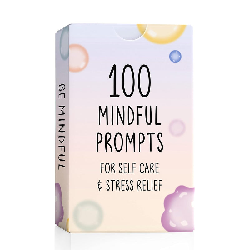 Best 100 Mindful Prompts For Self Care & Stress Relief Cards To Reduce Anxi