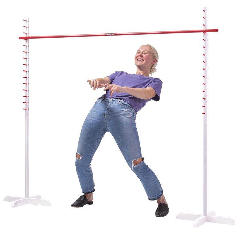 GoSports Get Low Limbo Premium Wooden Limbo Game, Sets up in Seconds - Fun