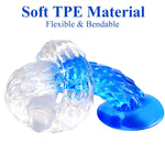 22.83 Inch Dragon Anal Plugs + 28.34 Inch Clear Dragon Dildos