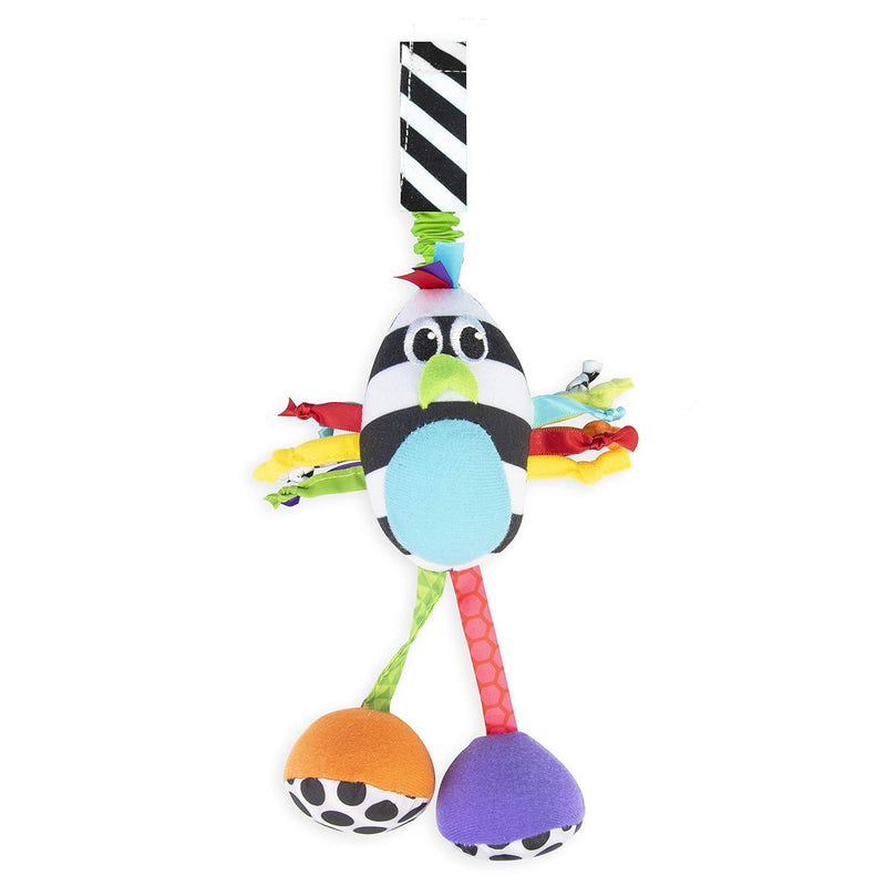Boppin’ Birdie Developmental Plush Toy For Early Learning High Contrast Att