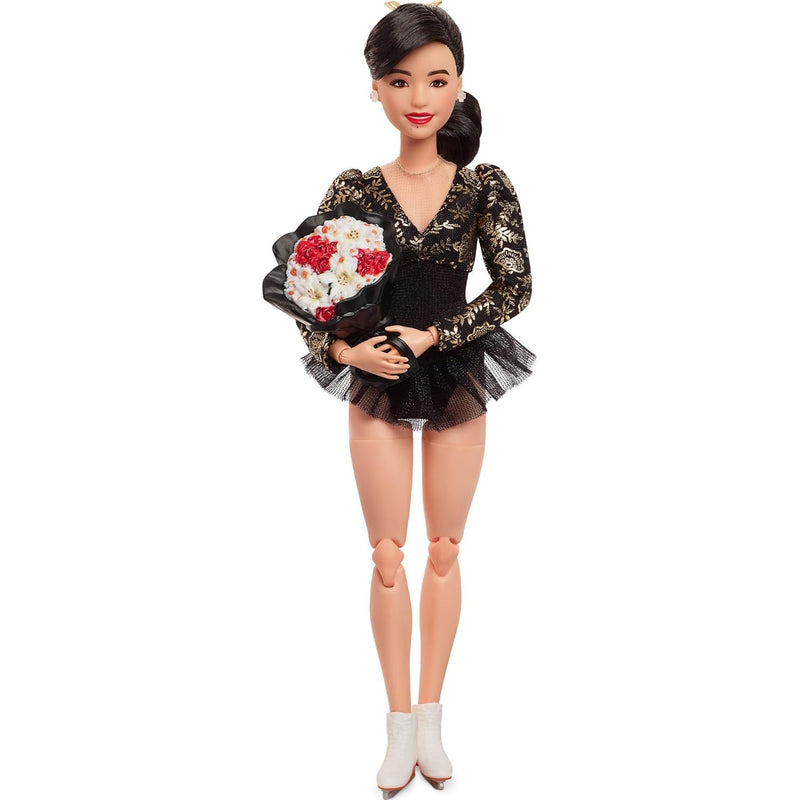 Barbie Inspiring Women Doll, Kristi Yamaguchi Collectible in 1992 Winter Ol