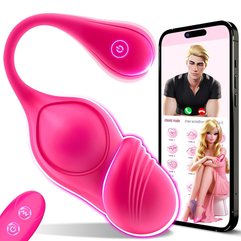 Wearable Vibrating G Spot Panty Vibrator Adult Sex Toys For Women, App Remote Control Bullet Clitoral Mini Egg Dildo Vibrator With 9 Vibration Modes Prostate Massager Anal Toys For Couple