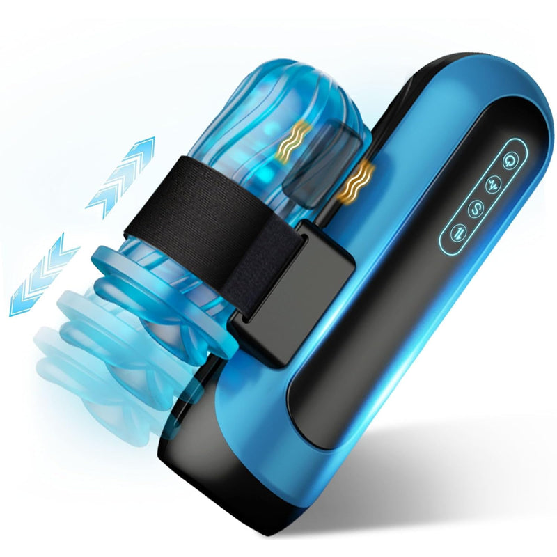 Automatic Penis Pump Male Sex Toys For Men Automatic Male Masturbator,Male Sex Toys With 6 Types Of Piston Modes 5 Speed Changes + 10 Vibrating Hands Free Pocket Pussy Male Stroker With 3D