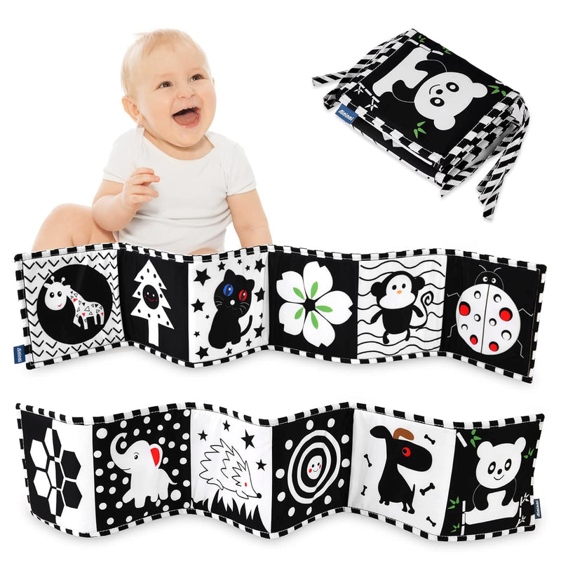 Black And White Baby Toys, High Contrast Baby Book For Newborn 0 3 3 6 Mont