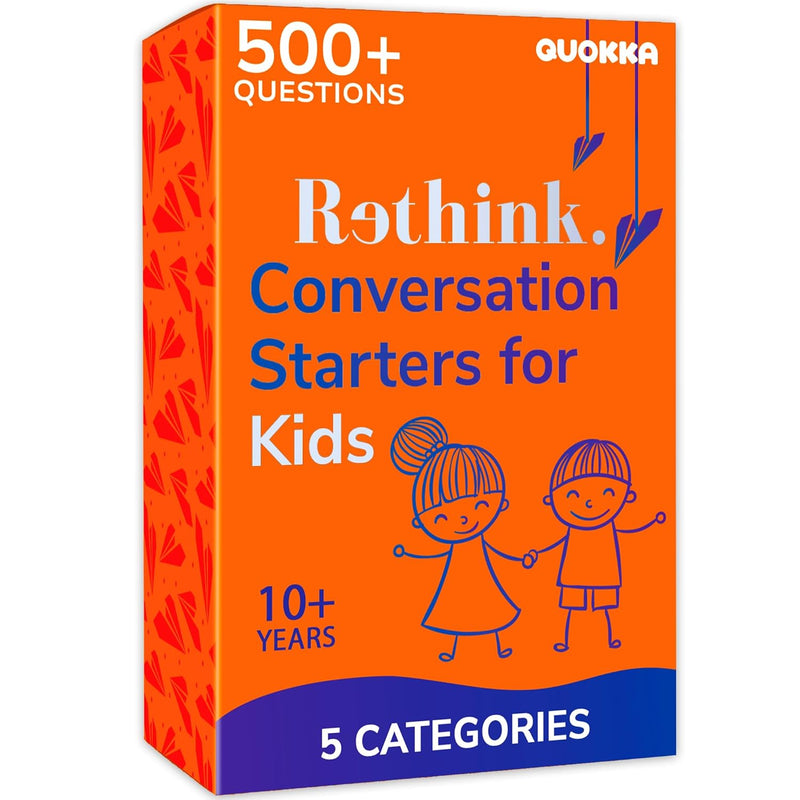 QUOKKA Rethink!: Conversation Starters for Kids and Family - 100 Conversati