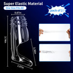 Penis Sleeve Vibrating Cock Ring Set, Pack Of 2, Adult Sex Toys For Men, Reusable Cock Sleeve Couple Vibrator, Couples Sex Toy (Transparent)