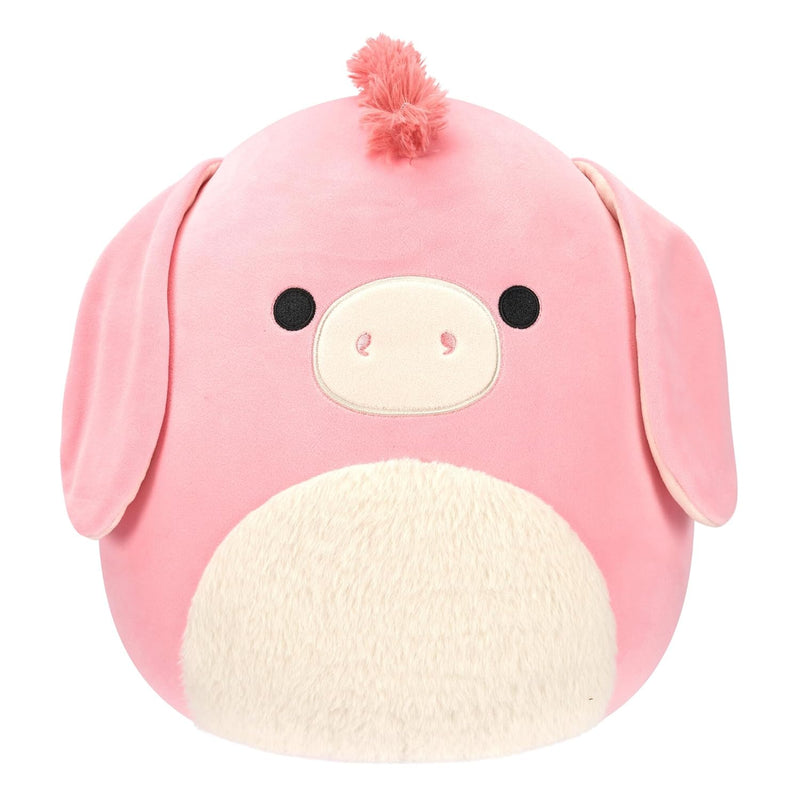 Original 12 Inch Maudie Pink Donkey With White Fuzzy Belly Official Jazware