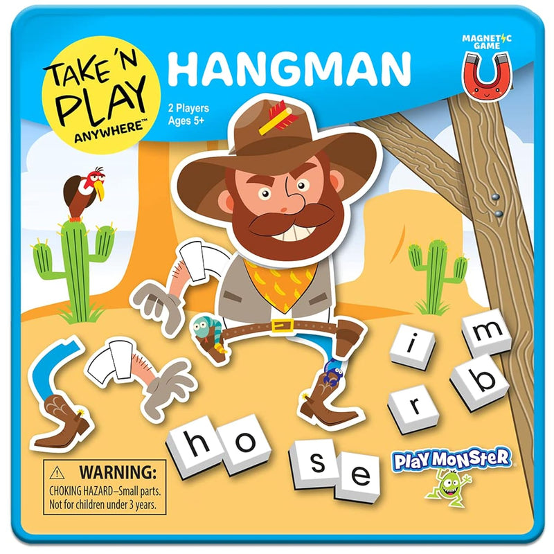 Take N Play Anywhere Hangman Easy To Use, Hard To Lose Fun On The Go Travel