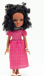 Unity Girl Small Doll - Malaika (14 Inch African Black Doll) Black History Month Gift For Girls Age 3 4 5 6 7