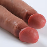 Ultra-Realistic Double-Ended Dildo – Silicone, Suction Cup, for Couples & Solo Play