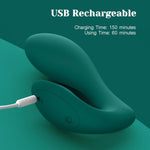 Remote Control G-Spot & Clitoral Vibrator – Dual Motor Adult Toy with 10 Modes