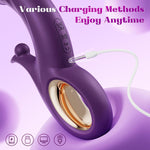 Thrusting Heated Vibrator – 10 Vibes, 7 Modes, G-Spot & Clitoral Stimulation