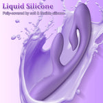 3-in-1 Rabbit Vibrator with 10 Modes – G-Spot, Clitoral & Anal Stimulator, Waterproof