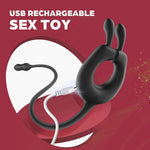 4-in-1 Thrusting Prostate Massager for Men, 10 Vibration & Thrust Modes, Remote