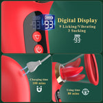 5-in-1 Rose Sucking Vibrator – Clitoral & G-Spot Stimulator with Licking & Vibration
