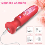 Compact Bullet Vibrator – 10-Mode Waterproof Silicone G-Spot & Clitoral Stimulator