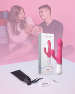 Nora App-Controlled Rabbit Vibrator – Dual Motor Clitoral & G-Spot Massager