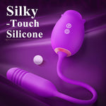 Rose Vibrator for Women, 18 Sucking & Thrusting Modes, G-Spot & Clitoral Stimulator