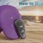 Fantasy Silicone Dildo with 10 Vibration Modes, G-Spot & Anal Stimulation
