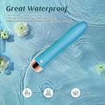 Powerful G-Spot & Anal Vibrator – 10 Modes, Soft Silicone, USB Rechargeable (Blue)